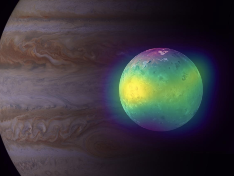 Por primera vez, astrónomos muestran el impacto volcánico en la atmósfera de Io