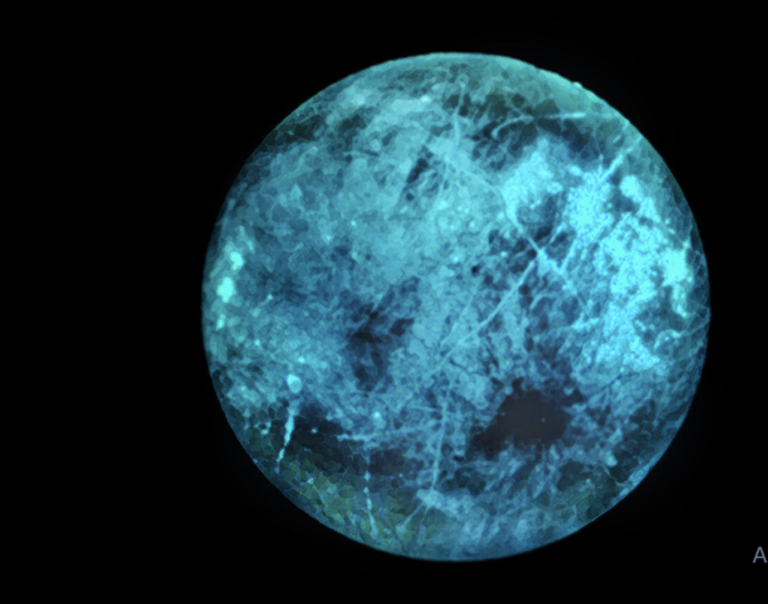 NASA predice que Europa, luna de Júpiter, podría brillar en la oscuridad