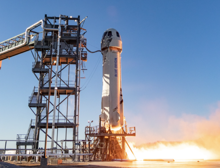 La NASA y Blue Origin se asocian para simular la gravedad lunar en el cohete New Shepard