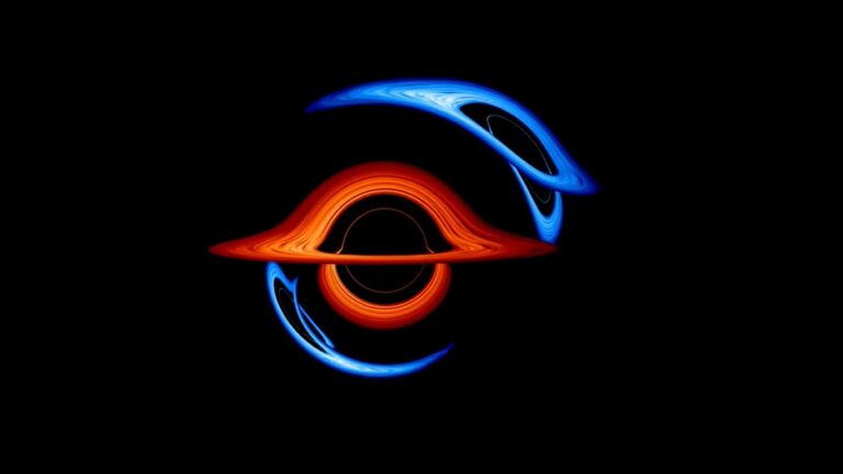 Impresionante visualización muestra la deformación de los agujeros negros binarios [VIDEO]