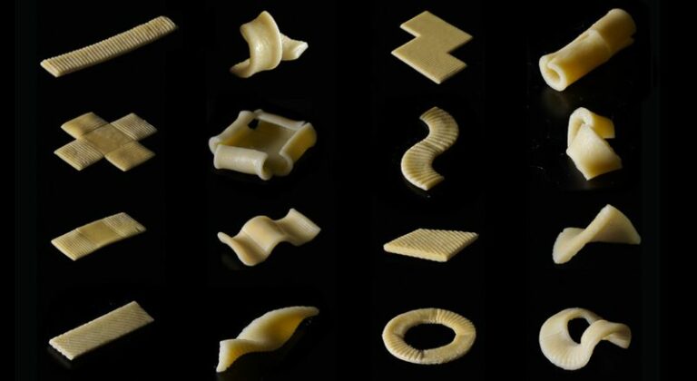 Científicos crean fideos cambiantes de forma que nos ayudarían a salvar al planeta