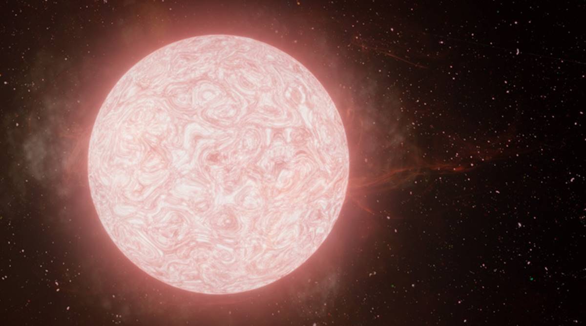 Astrónomos captan por primera vez la transición de una estrella gigante roja a una supernova