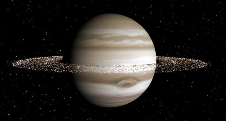 ¿Por qué los anillos de Júpiter no son como los de Saturno?