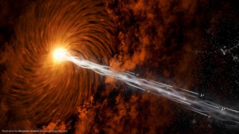 Astrofísicos creen haber encontrado la fuente espacial de neutrinos de alta energía