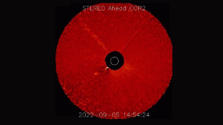 Una gigantesca erupción solar impactó contra una importante sonda espacial