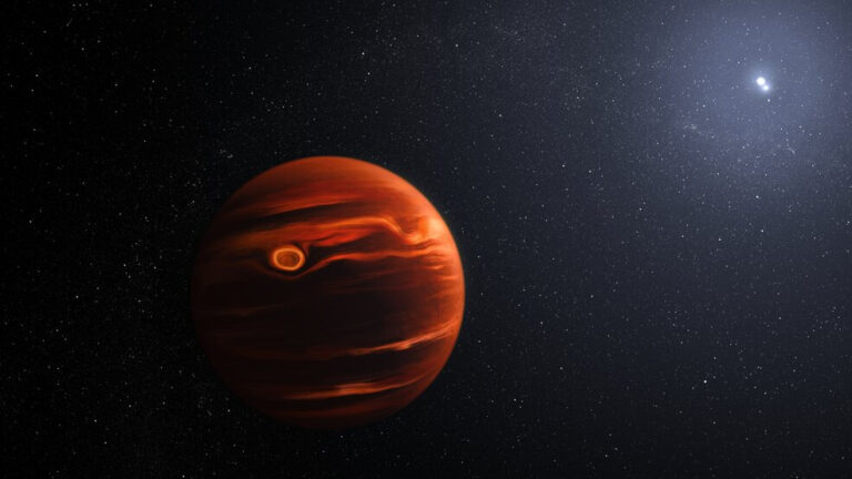 Astrónomos detectan un gigante exoplaneta con tormenta de arena orbitando dos estrellas