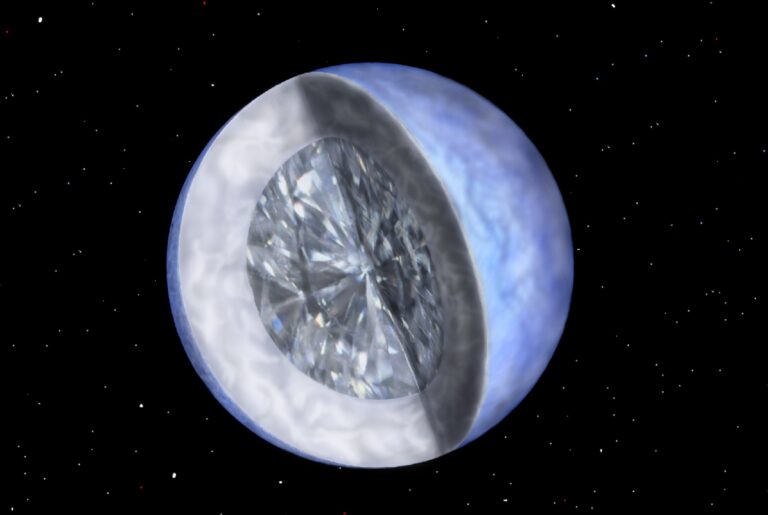 Astrónomos encuentran una enana blanca en proceso de convertirse en un “diamante cósmico”