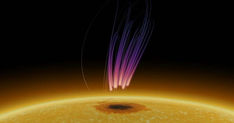 Astrónomos detectan una «aurora solar» por primera vez