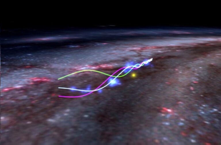 Astrónomos descubren una impresionante estructura ondulatoria en la Vía Láctea