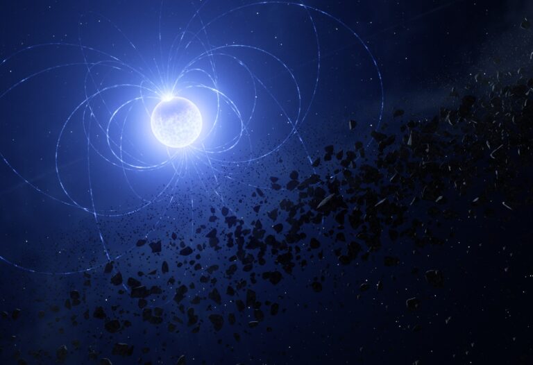 Una peculiar cicatriz delata a esta moribunda estrella como una devoradora de planetas