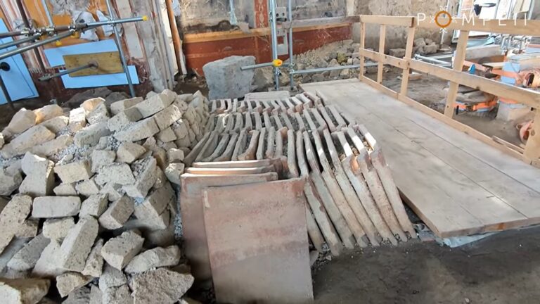 Hallazgo arqueológico en Pompeya revela antiguas técnicas de construcción romanas