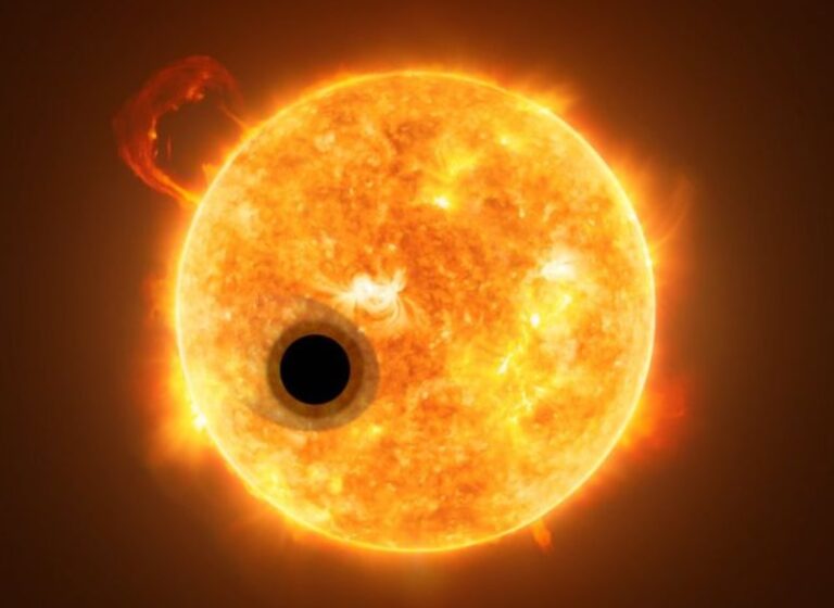 El Telescopio James Webb husmeó en el interior del exoplaneta esponjoso 