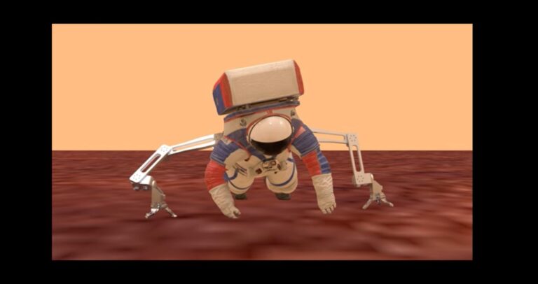 NASA quiere construir una mochila con brazos que ayudará a los astronautas a levantarse de caídas