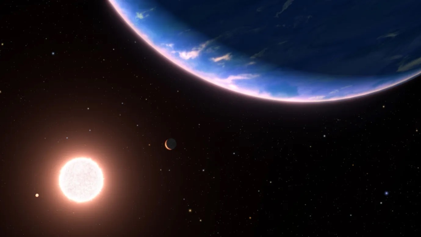 El James Webb descubre atmósfera de vapor en un exoplaneta