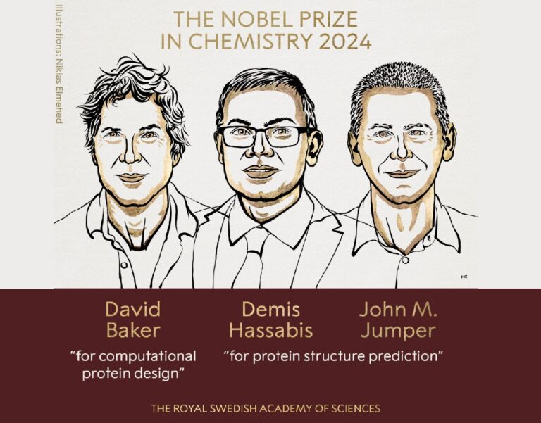 El Nobel de Química 2024 premia a fundador de DeepMind por la predicción y creación de proteínas