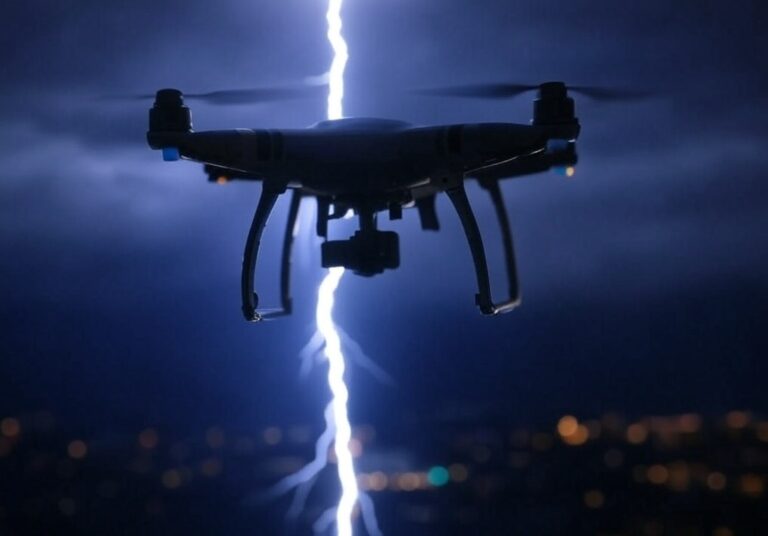 Ingenieros japoneses prueban un dron que puede inducir rayos