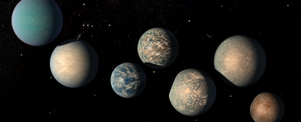 Los planetas del sistema solar TRAPPIST-1 podrían estar nadando en agua