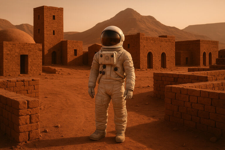 Científicos crean “ladrillos vivientes” para construir casas en Marte