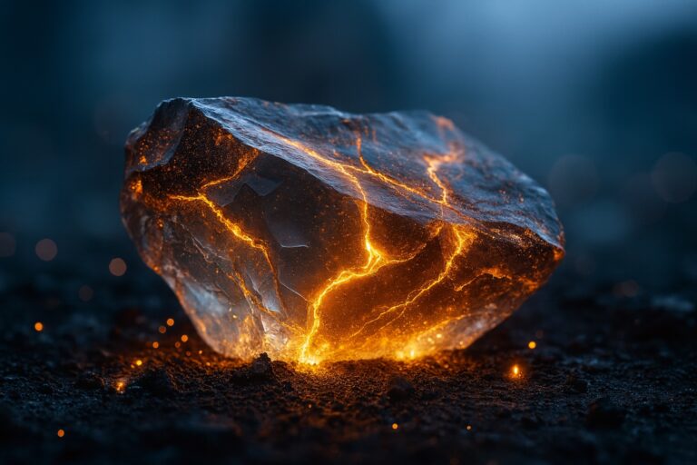 Encuentran mineral alienígena que rompe las reglas del calor