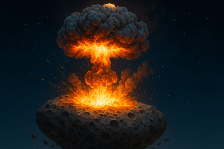 Una explosión nuclear podría salvar a la Luna del impacto de un asteroide en 2032