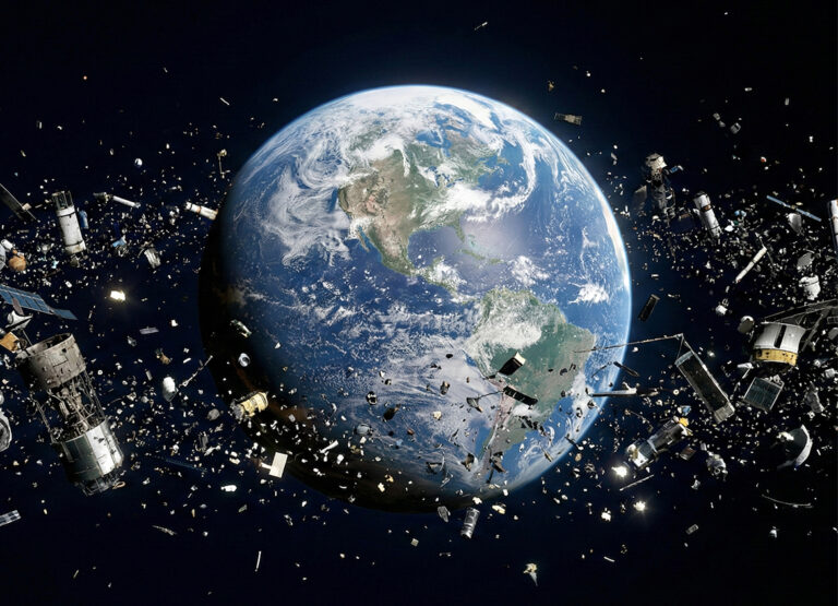 La órbita baja del planeta se está volviendo inestable