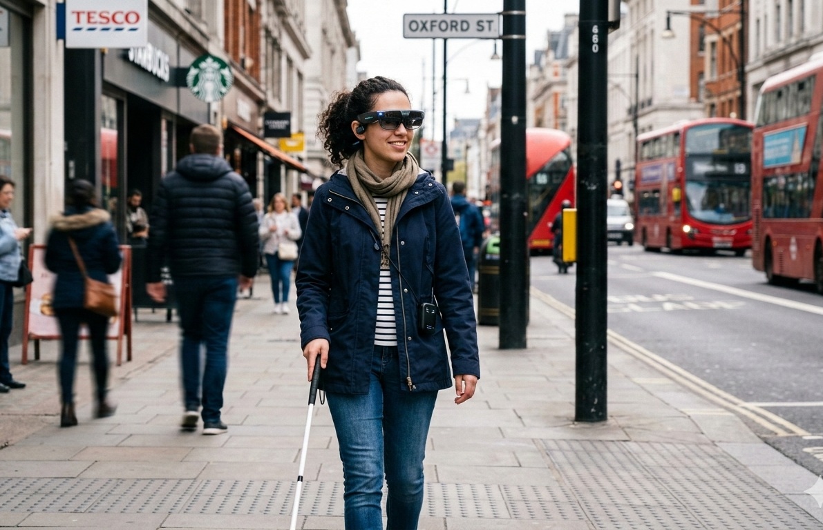 Las gafas inteligentes pueden ser usadas por personas invidentes
