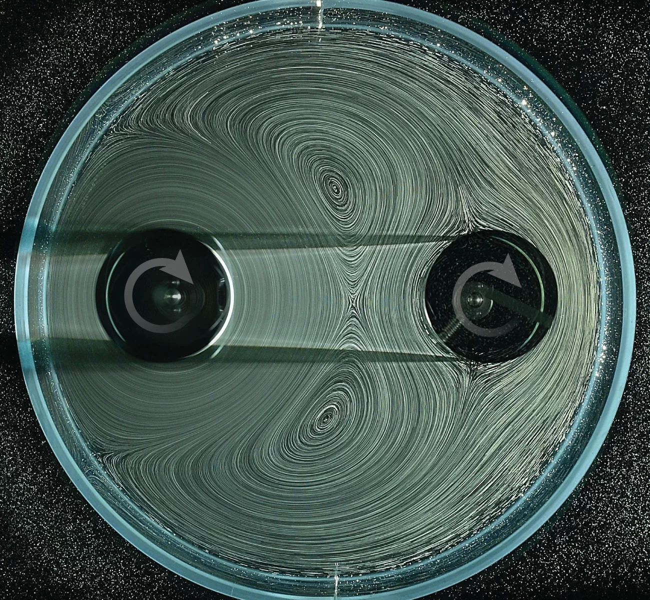 Científicos crean “engranajes líquidos” que giran sin contacto